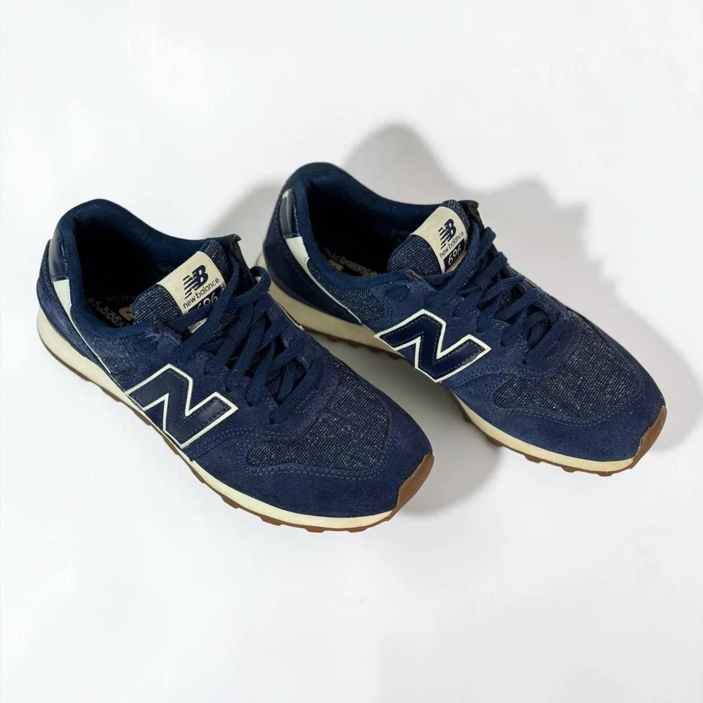 New Balance 996 Women's Navy Suede Running Sneakers Size 6.5 WR996TC Retro